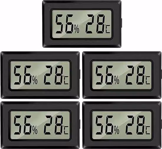 5 misuratori digitali di temperatura e umidità per case, auto, negozi e uffici