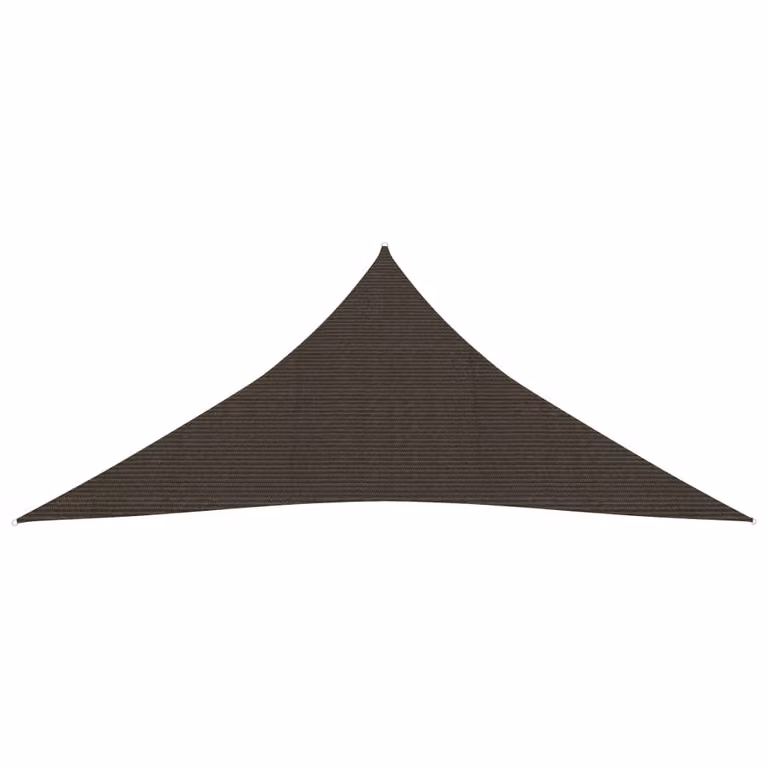 The Living Store Tenda da sole 160 g/m² marrone 4x4x4x4 m HDPE