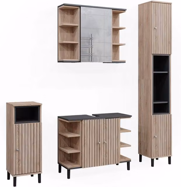 Set di mobili da bagno Aquis Sonoma 4 pezzi Vicco