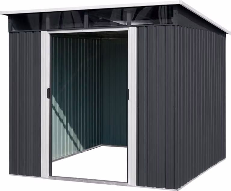 Aga Casetta da giardino 238x202x194 cm Grigio scuro