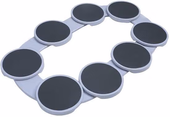 Support per rotella girevole - portatile - rotazione a 360° - riciclabile - piatto girevole - adatto per tavoli - leggero - design pratico - organizer per alimenti