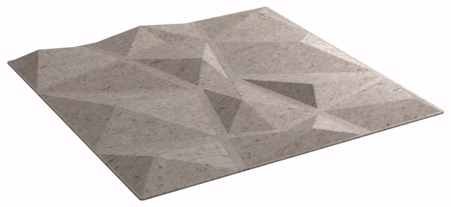 Pannelli da parete 24 pcs Grigio Cemento 50 x 50 cm Schiuma XPS