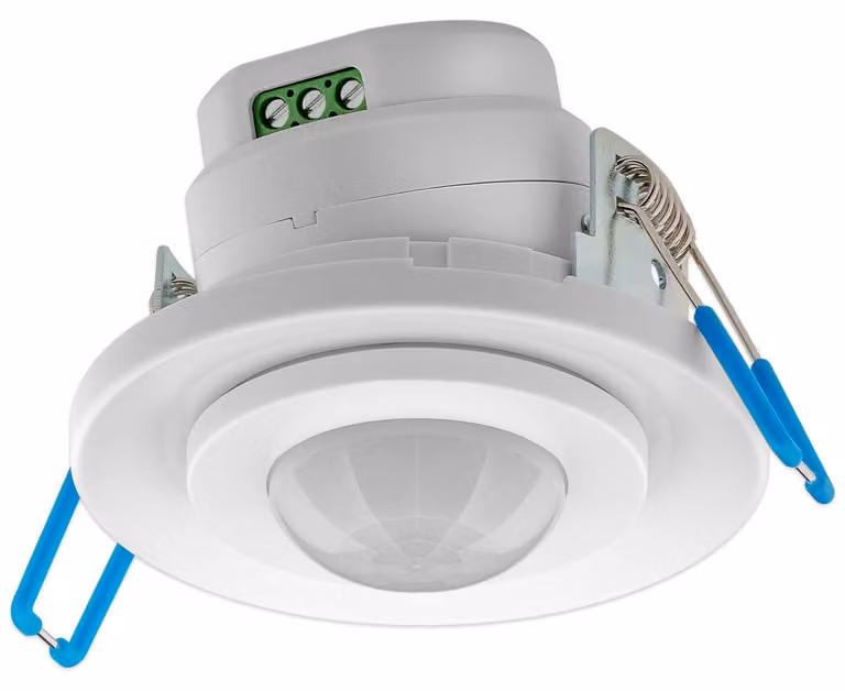 goobay rilevatore di movimento a infrarossi a 360° da incasso 8 m bianco (confezione da 1)