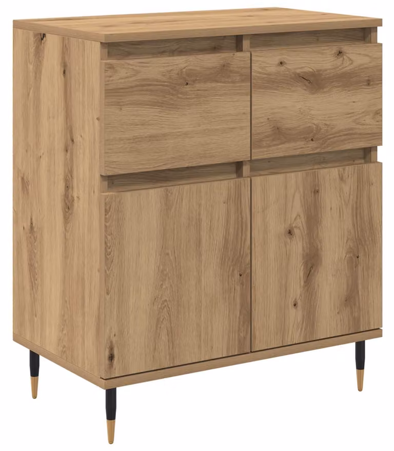 Credenza con cassetto Rovere artigianale 60 x 35 x 70 cm