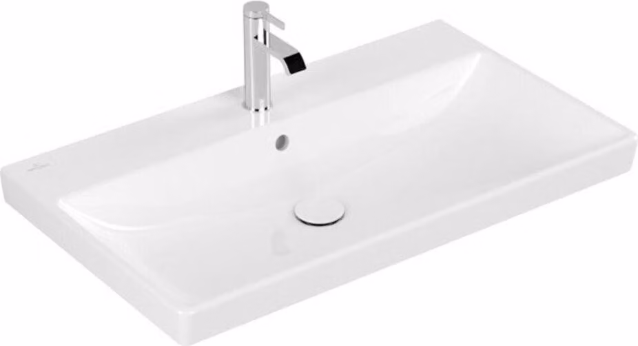 Villeroy & Boch Avento lavabo armoire, 1 trou pour robinet, avec trop-plein, 800x470mm, 415680R1, 415680R1