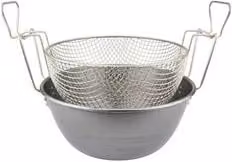 Friggitrice con cestello Ilsa Silver spazzolato Diametro: 32 cm