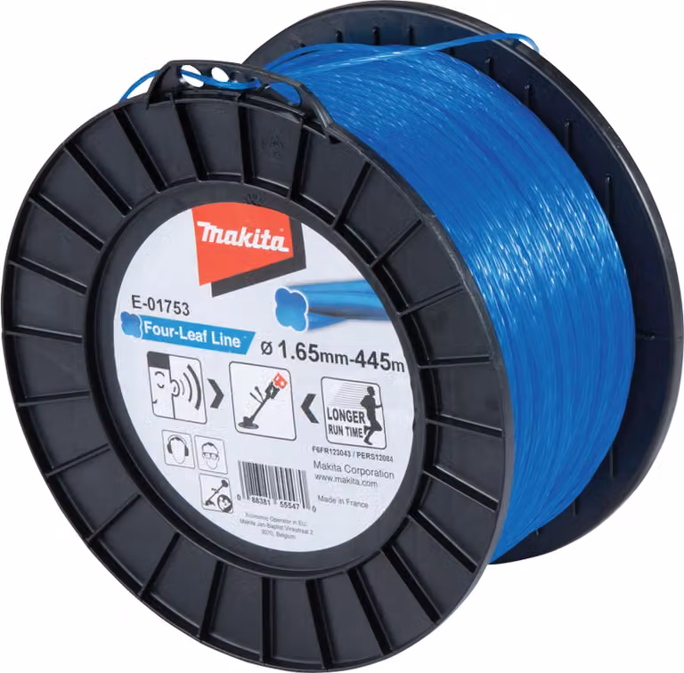 Makita Linea di falciatura Four Leaf 1,65 mm x 445 m E-01753