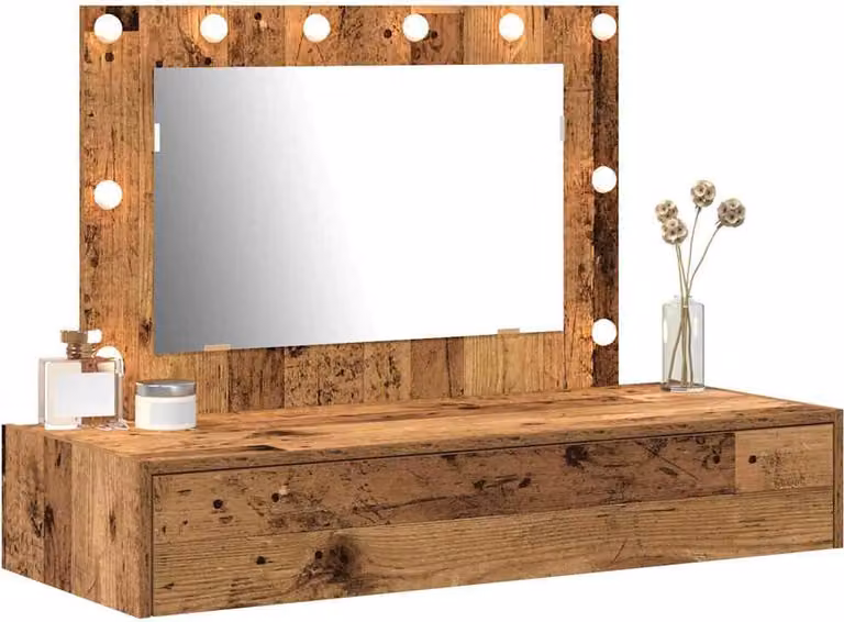 Tavolo da Trucco Marrone 100 x 40 x 70 cm Legno multistrato