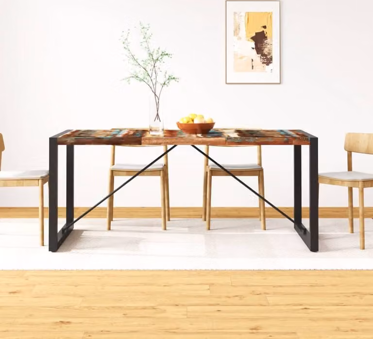 Maison Exclusive - Tavolo da pranzo in legno massello di recupero, 180 cm