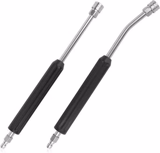 Set di lance per idropulitrici ad alta pressione per auto, diritte e curve, lunghe