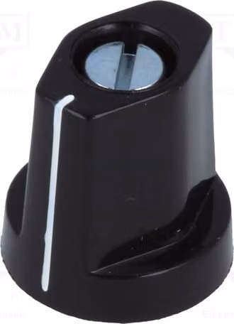 1 x Manopola rotante Kuntoff con flangia e indicatore, diametro albero: 4 mm, modello 355.41. Manopole rotanti per applicazioni industriali