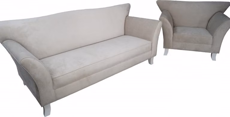 Sofa 3 Sitzer + 1 Sitzer Sofagarnitur Polster Designer Couchen Sofas Garnitur