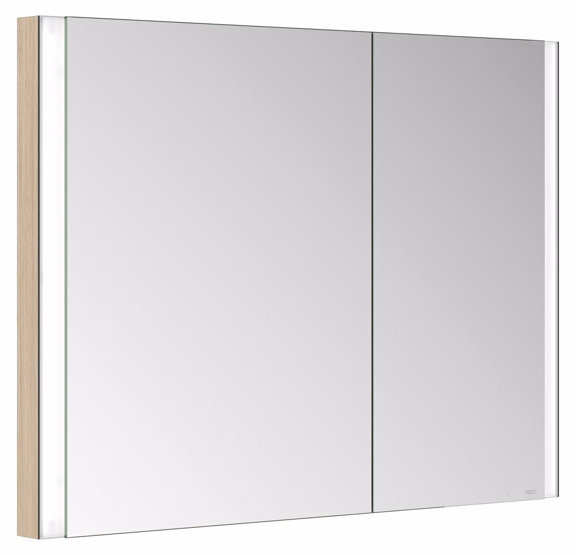 KEUCO SOMARIS Armoires de toilette encastrées au mur 2 portes, asymétriques, 1000mm, 14513852200, 14513852200