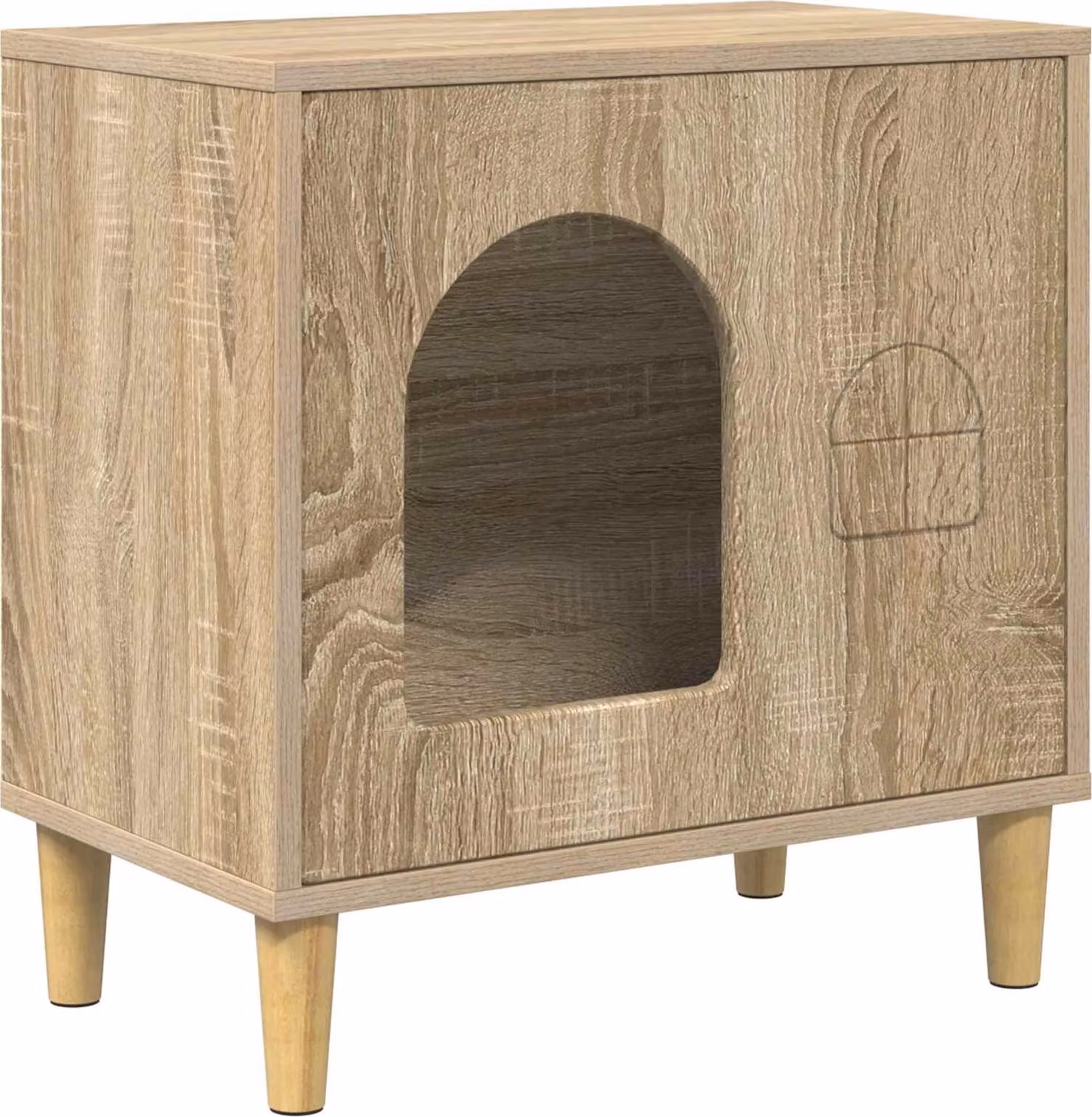 Casa per Gatti Sonoma 51 x 30 x 52 cm Legno multistrato