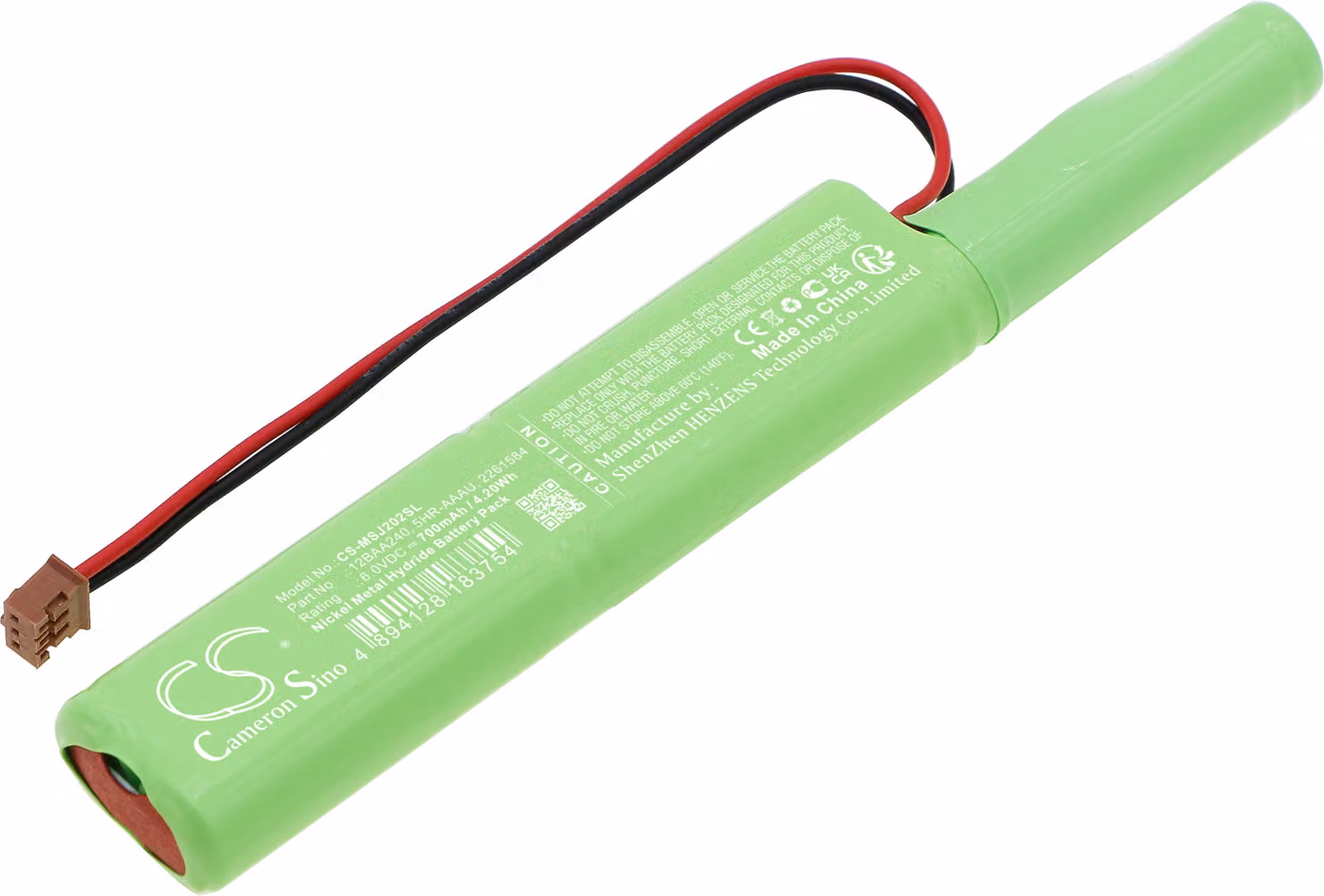 TECHTEK Batteria compatibile con [Mitutoyo] Surftest SJ-201 sostituisce 12BAA240, per 2261584, per 5HR-AAAU