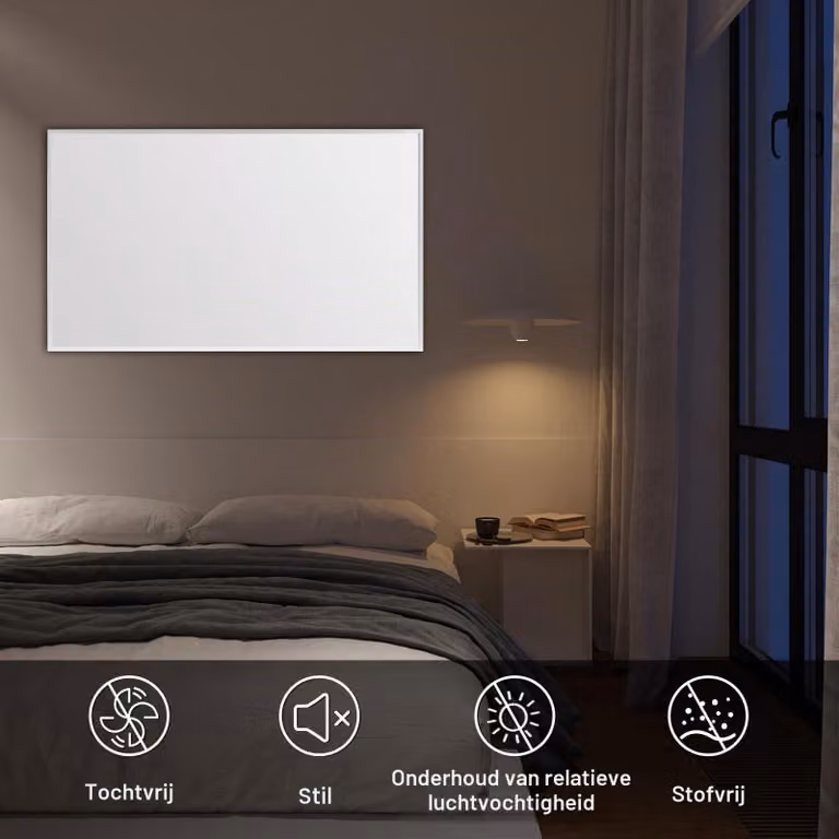Pannello infrarossi da 180 Watt, da montare a parete - Riscaldamento elettrico per uso interno