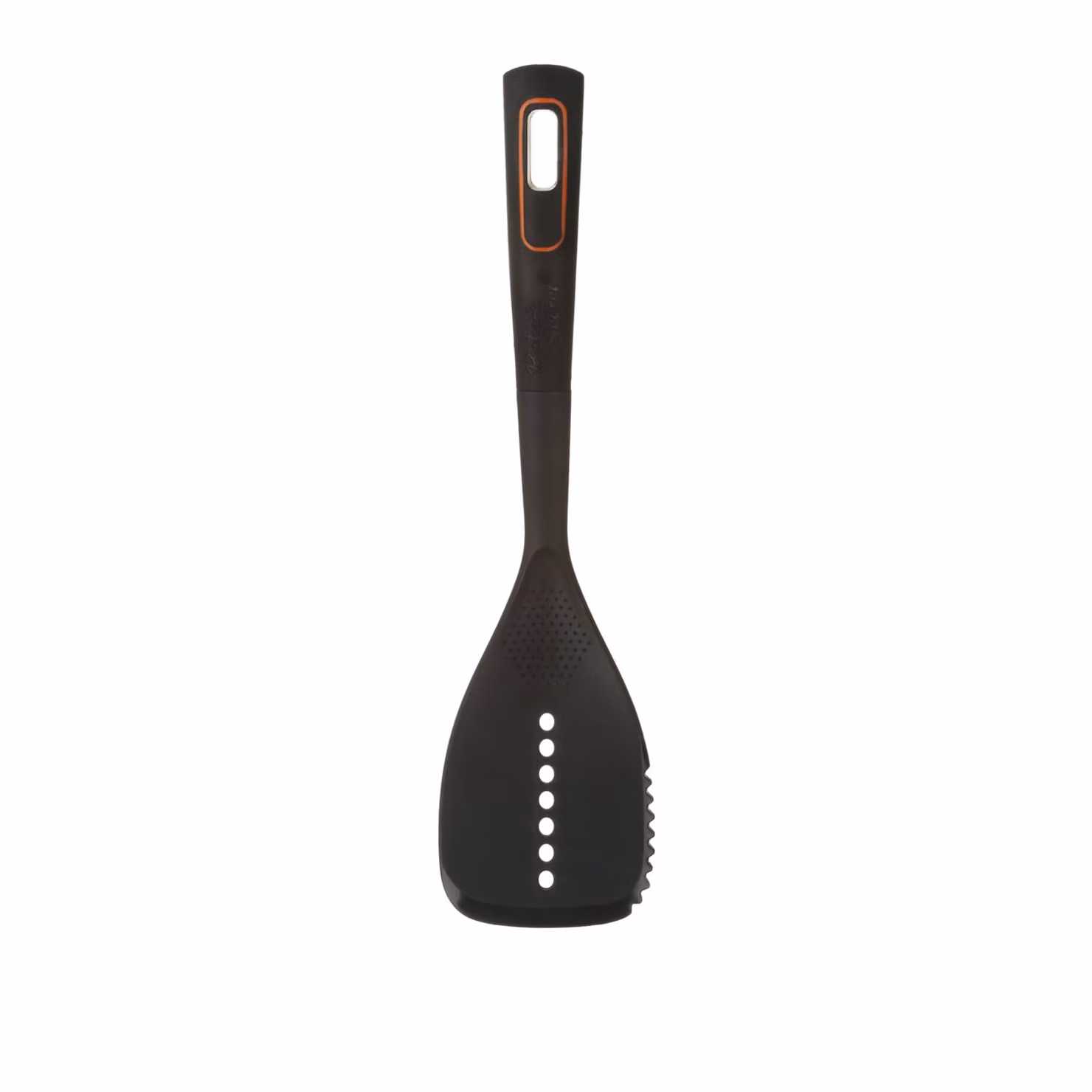 Paletta forata Baker's Secret in nylon nero resistente al calore e anti-graffio, lunghezza 34,4 cm – 2