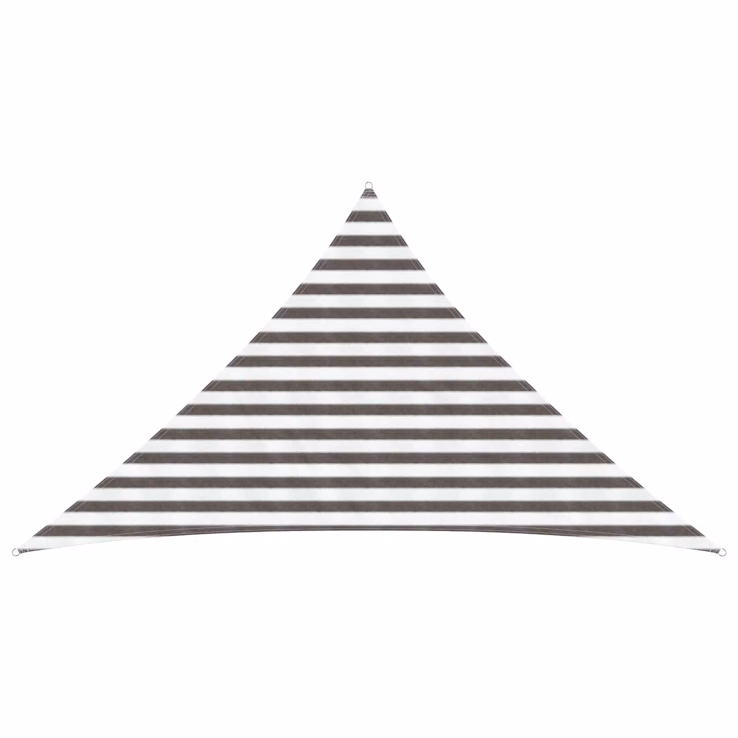Telo Ombra Triangolare vidaXL in HDPE Grigio o Bianco L/P/H: 2,5 x 2,5 x 3,5 m