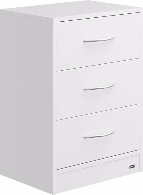 Comodino sospeso Casaria Eloise bianco opaco L: 54 cm, P: 39 cm, H: 28 cm – 1