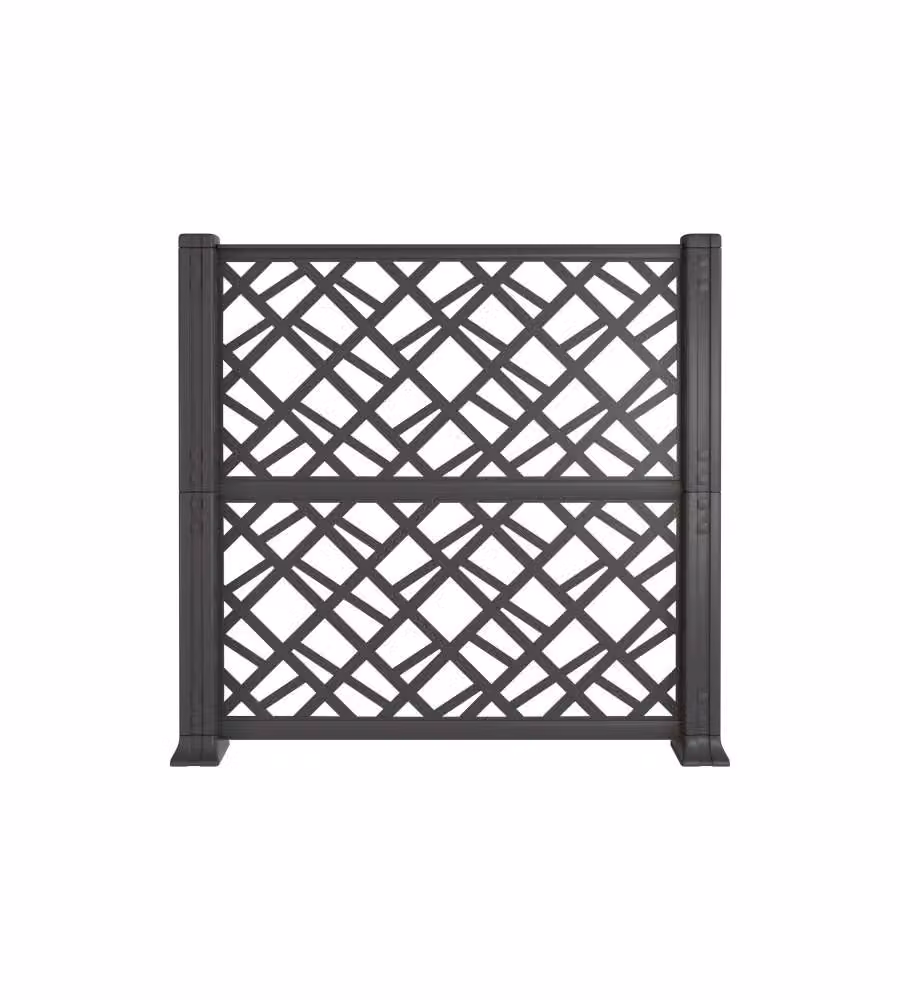 Art Plast Pannelli Decorativi Esterni - Antracite - 114x1116 cm