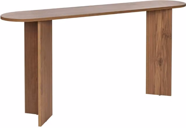 Tavolo consolle ingresso 150x75 cm marrone chiaro