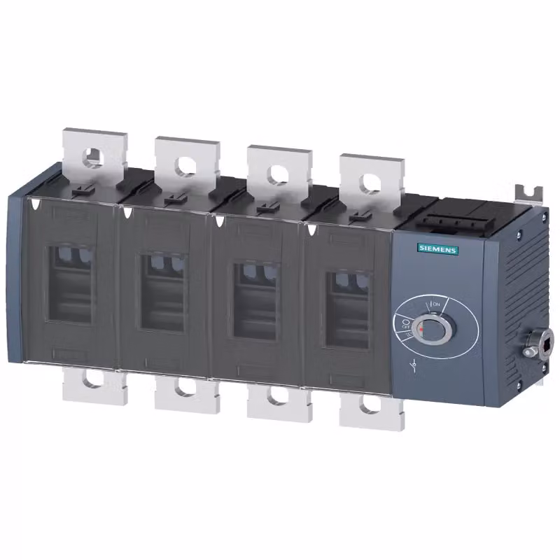 Interruttore sezionatore SIEMENS 1000 A, 8 contatti di chiusura, 8 contatti di apertura, Siemens 3KD50440QE400