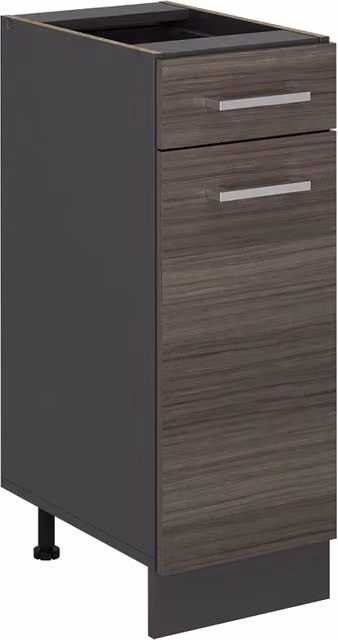 Mobiletto base per cucina Vicco R-Line Grigio nobile/Antracite L: 30 cm