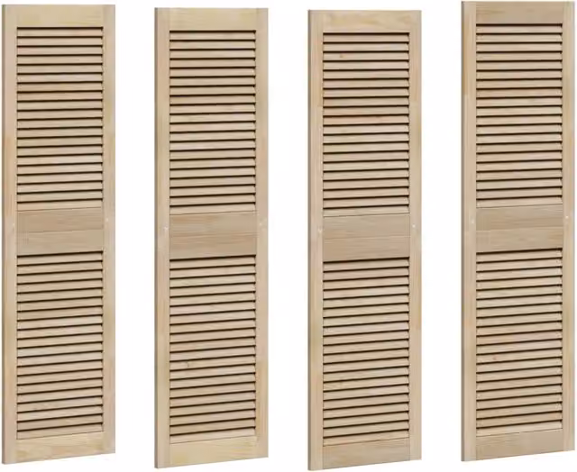 Porta per Armadio 4 pz Naturale 140,5 x 2,1 x 39,5 cm CFW9471260