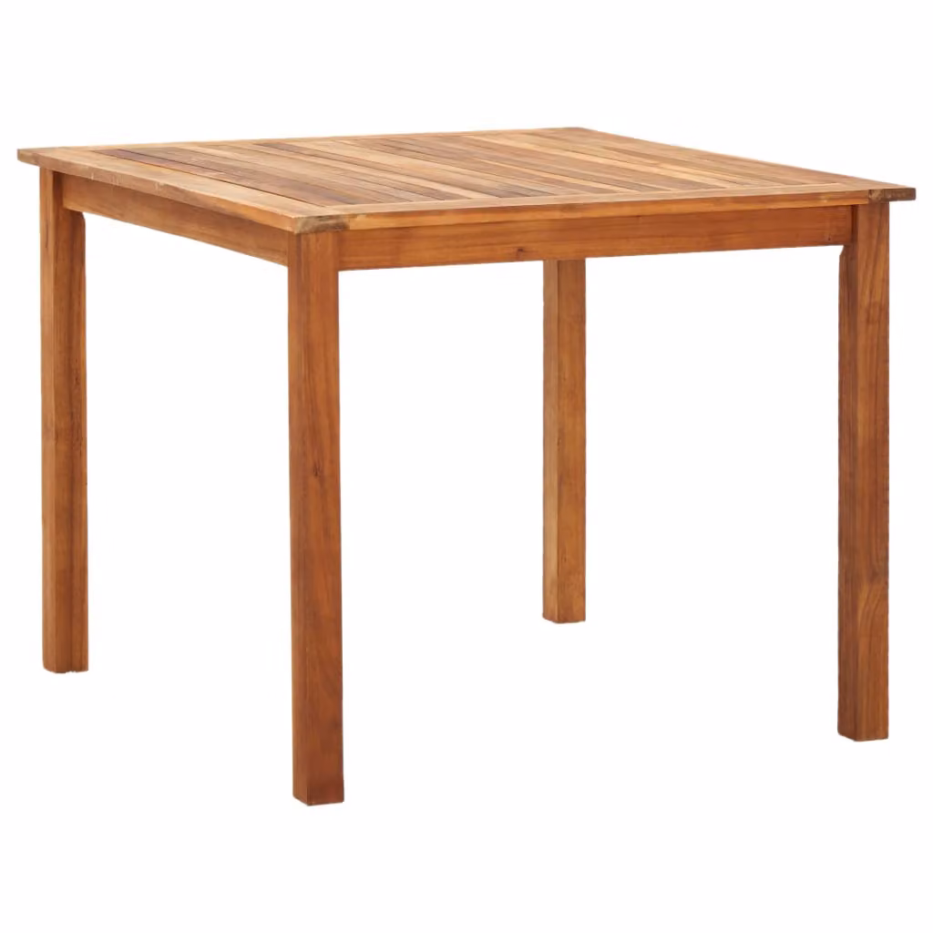 vidaXL Set da pranzo da giardino 5 pezzi in rattan sintetico e legno massello di acacia, grigio