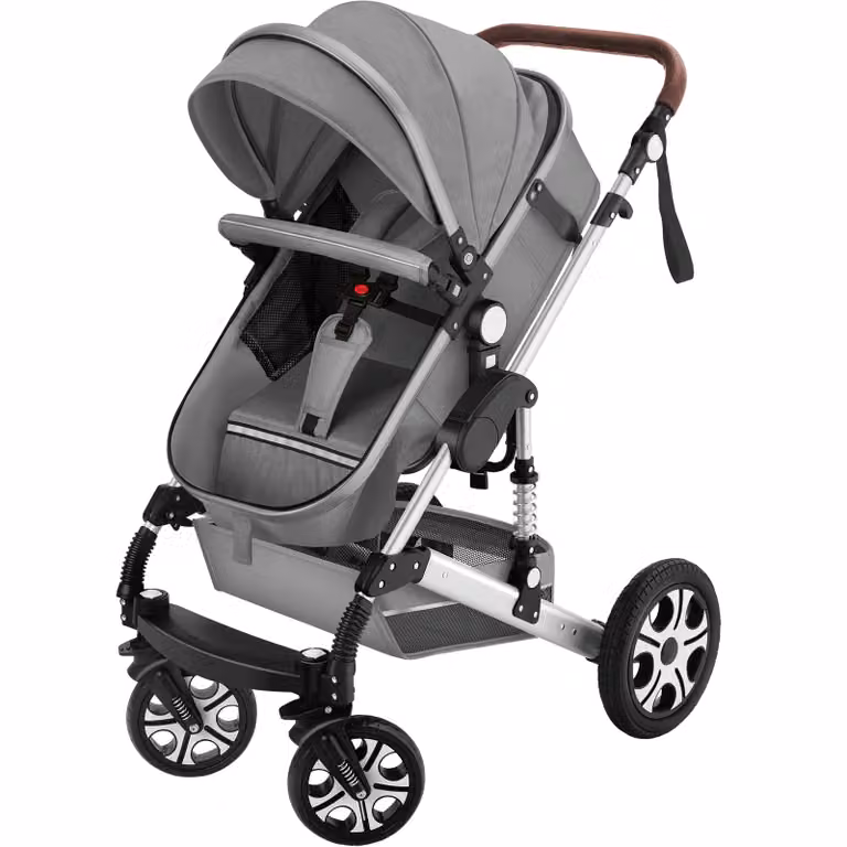 Passeggino combinato Mats tectake, modello allround convertibile, grigio