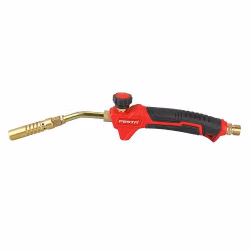 Set bruciatore FESTA 69918 a GPL (PB) da 2 kW, tubo flessibile da 3 m, prolunga 3x