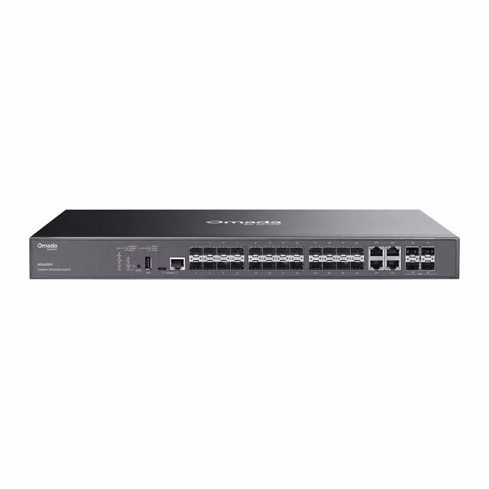 Switch di rete gestito L3 TP-Link SG5428XF nero con porte 10 GbE – 2