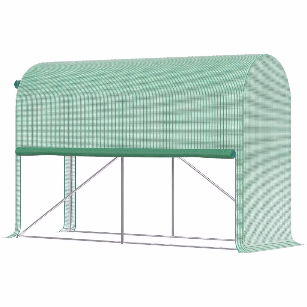 Serra da giardino Zephmum in polietilene verde L/P/H: 300 x 100 x 200 cm – 2