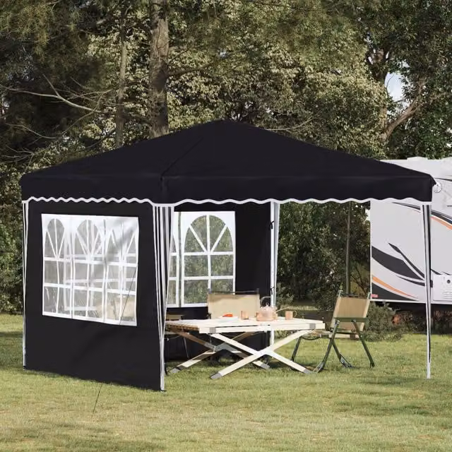 Tenda per feste a pop-up-Gazebo Antracite 288 x 288 x 245 cm 152481
