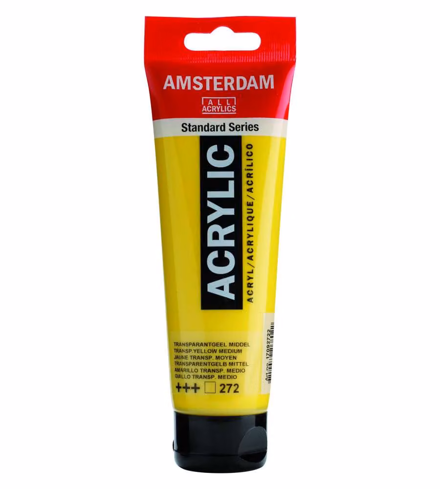 Amsterdam Acrylic 120 ml Giallo Trasparente Medio
