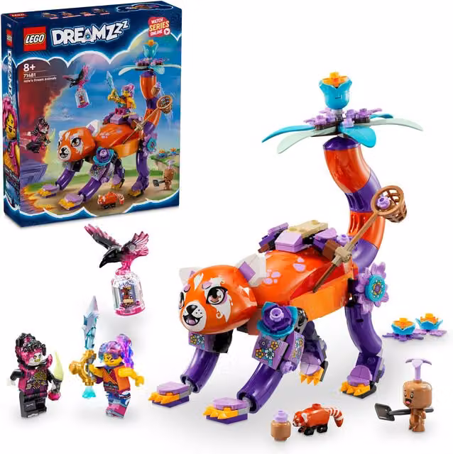 Set Lego DREAMZzz Gli animali da sogno di Izzie, multicolore, 328 pezzi