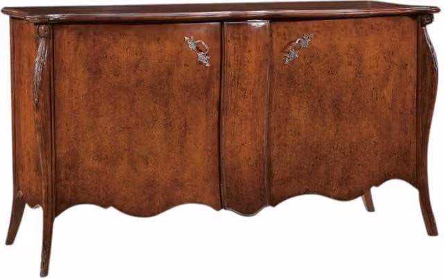 Madia credenza in legno intagliata stile arte povera Mobili 2G L/P/H: 165 x 52 x 88 cm