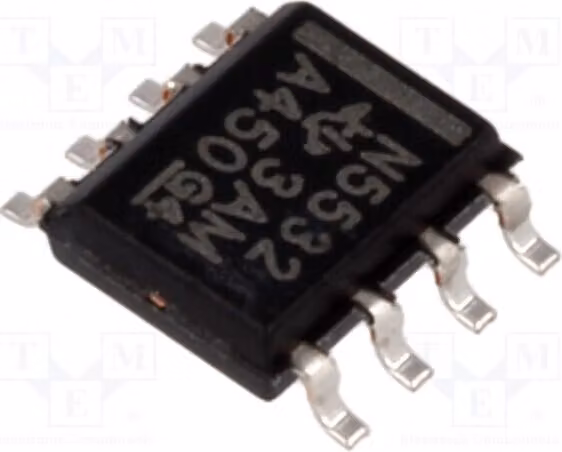 1 x Amplificatore operazionale, canali: 2, 10 MHz, 5÷15 VDC, NE5532D, montaggio superficiale (SMD)