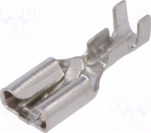 20 connettori: piatti, 6,3 mm di larghezza, 0,8 mm di spessore, per cavi da 1 a 1,5 mm², femmina, per cavi isolati ST-005/2 (non isolati)