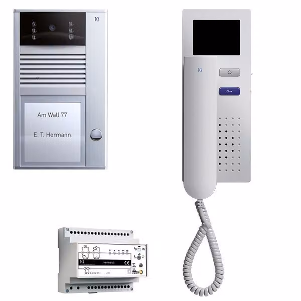 Videocitofono TCS per casa monofamiliare PVC1410-0010
