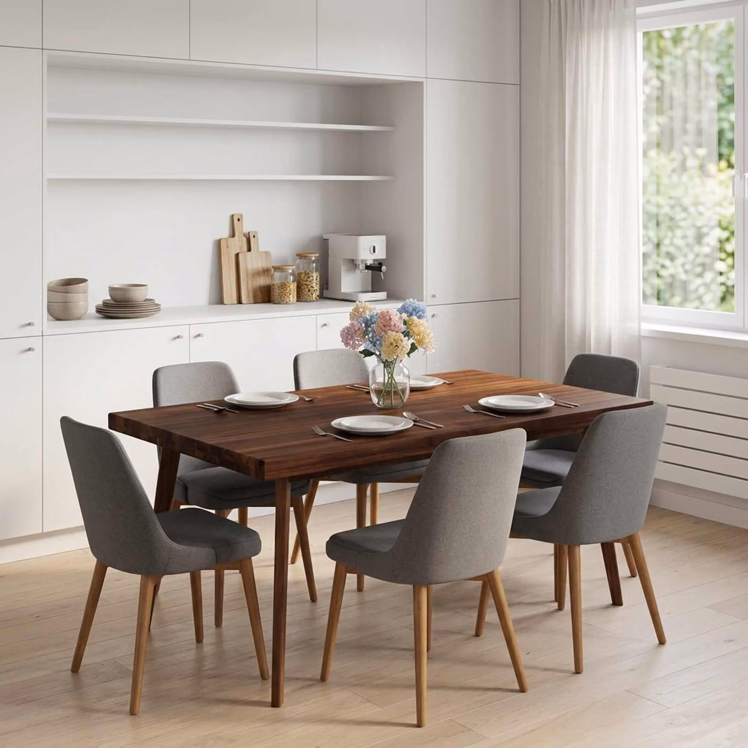 Piano del tavolo rettangolare in legno di acacia vidaXL, colore marrone, L 80 cm x P 60 cm x H 3 cm