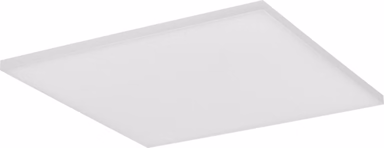 OSRAM Planon Frameless lampada a pannello senza cornice in bianco con tecnologia LED avanzata, 40 W, forma quadrata (600 x 600 mm), colore della luce bianco caldo a 3000 K, alloggiamento in alluminio