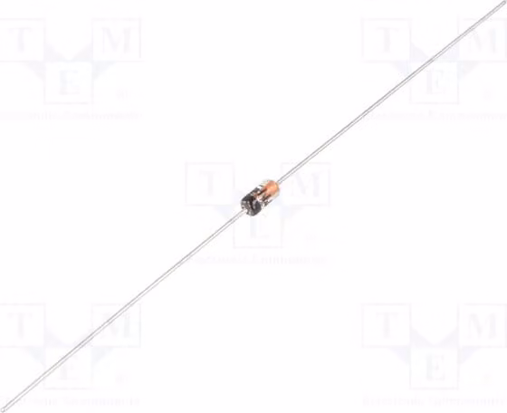 20 diodi: raddrizzatori a foro passante 1N914, diodi universali a foro passante, 75mA, 100V. Ifsm: 500mA