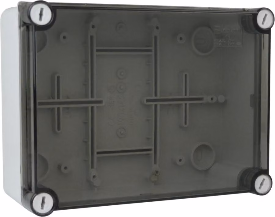 Scatola di giunzione 190x140x70 Scatola di giunzione da superficie IP66 Scatola di giunzione ermetica industriale 009.A.PK.VO M-L 4286