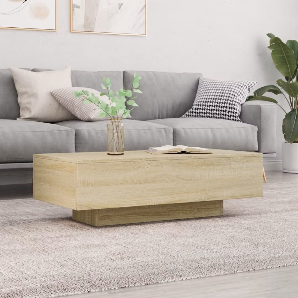 Maison Exclusive - Tavolino Sonoma in rovere 100x49,5x31 cm Materiale ligneo