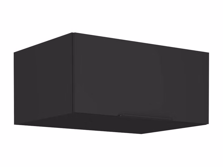 Cappa profonda SAJU - larghezza 80 cm, nero