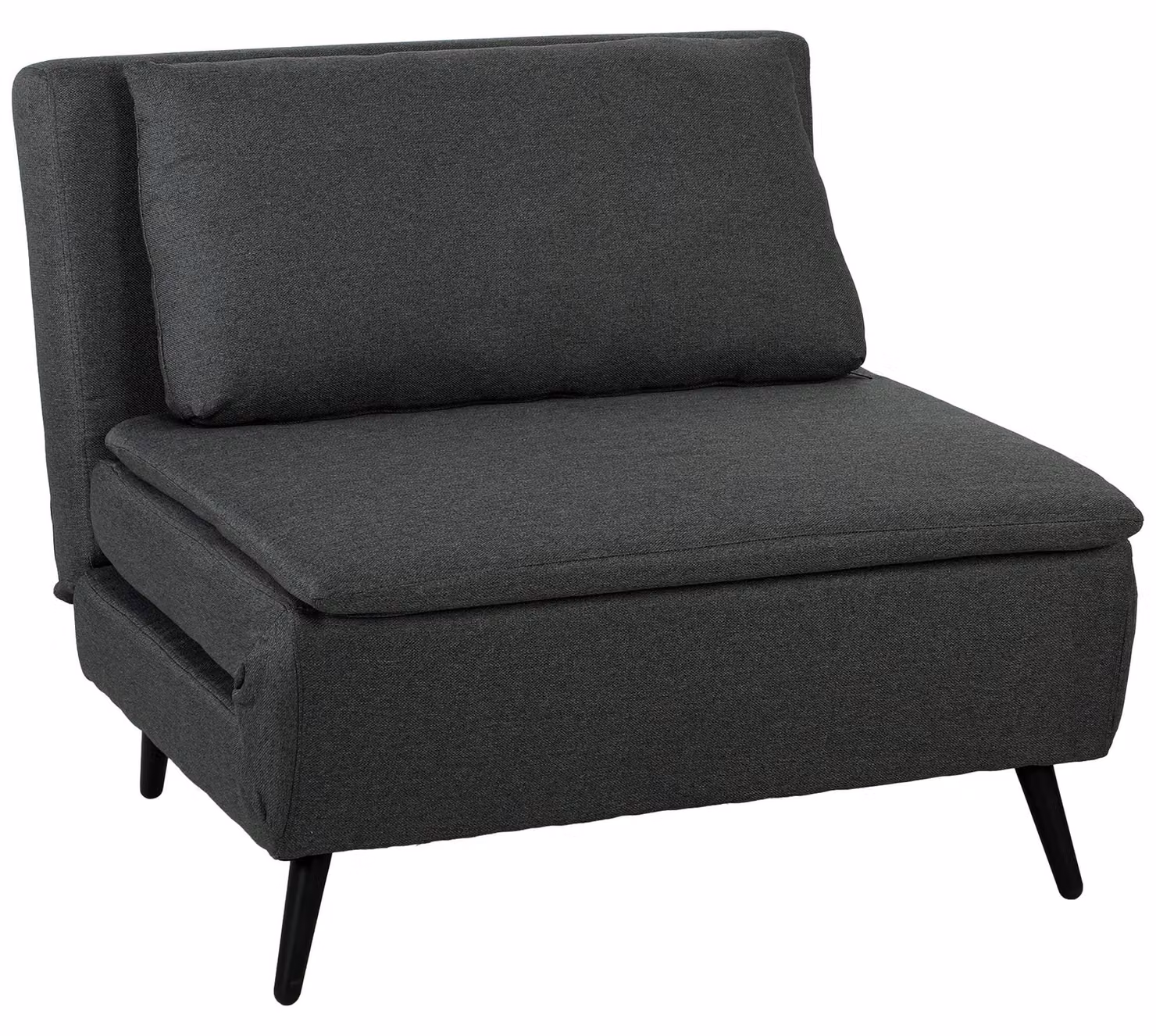 Poltrona letto HOMCOM 3 in 1 con funzione letto, schienale regolabile