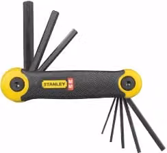 Set di 8 chiavi esagonali Stanley colore nero