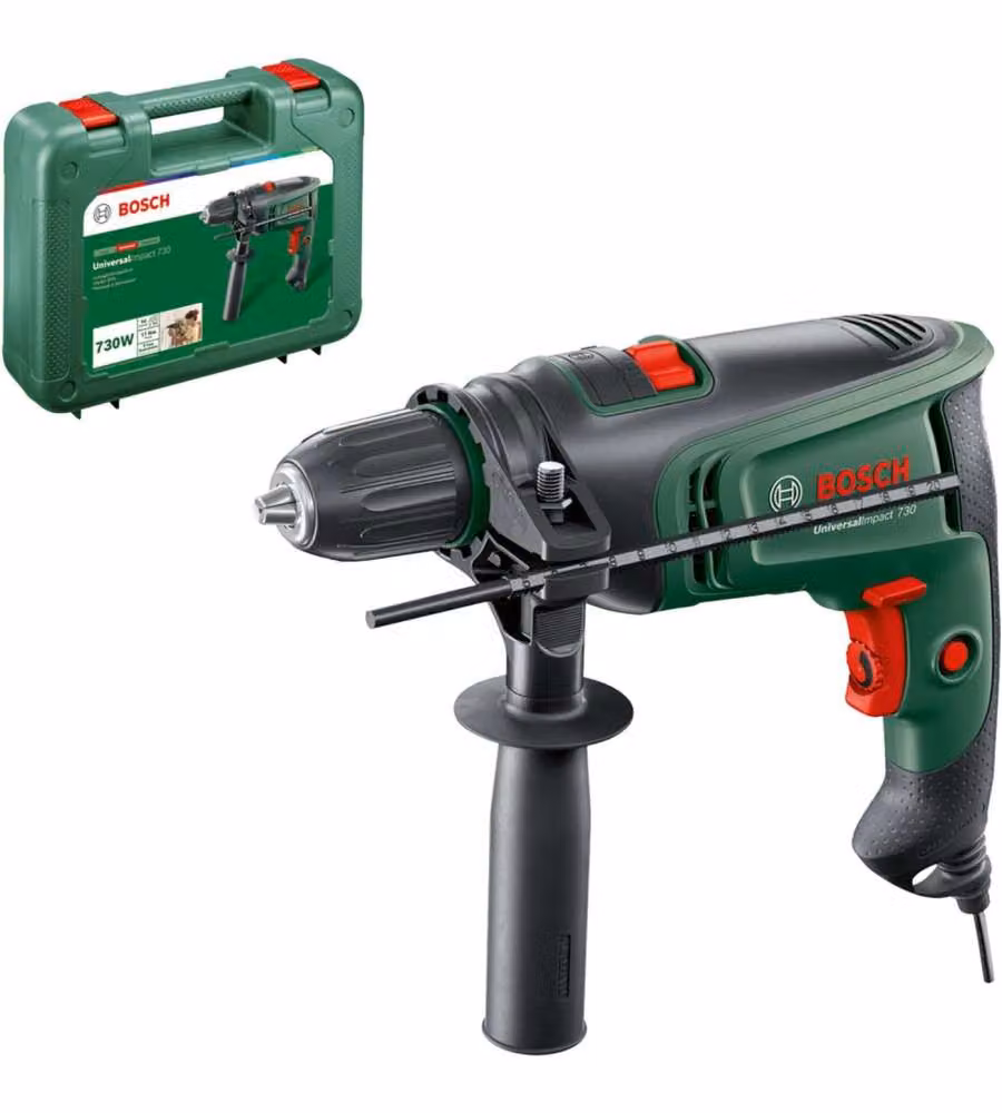 Trapano a percussione Bosch UniversalImpact 730 da 730 W verde – 1