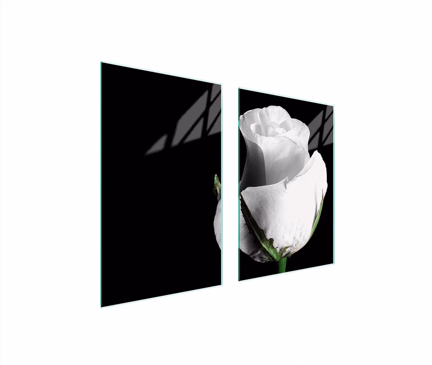 Piatto Di Protezione In Vetro Per La Cucina 65X52 Rose